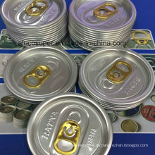 202 Aluminiumdeckel für Easy Open Dosen für Lebensmittel Saft Bier